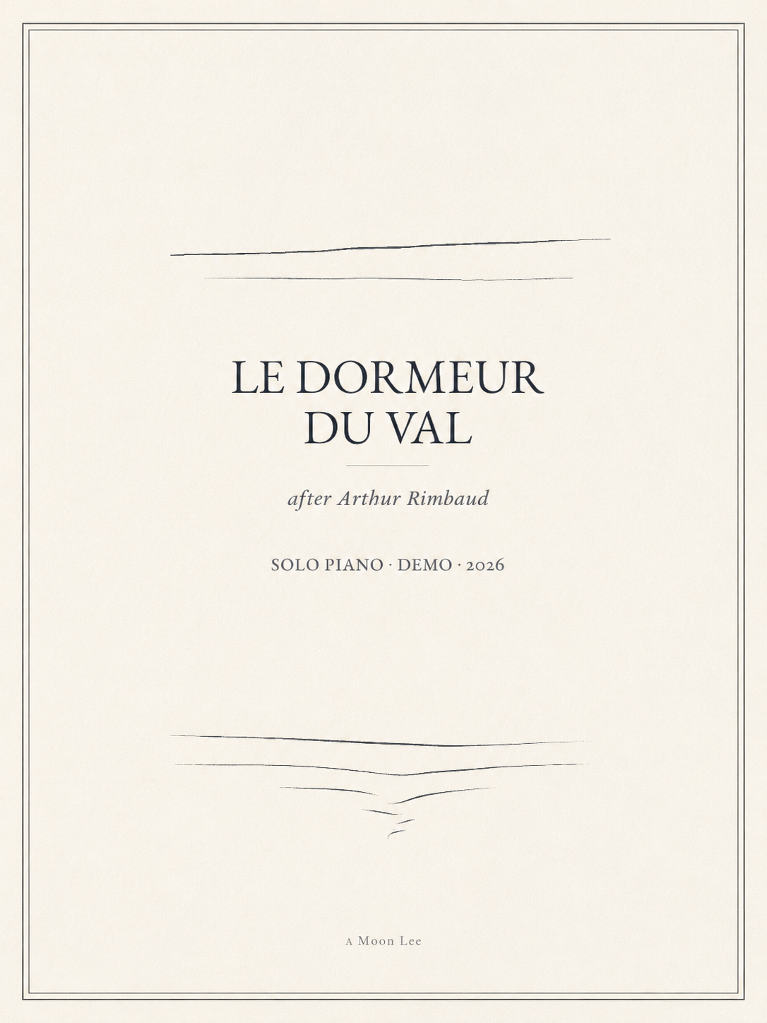 Cover image for Le Dormeur du val